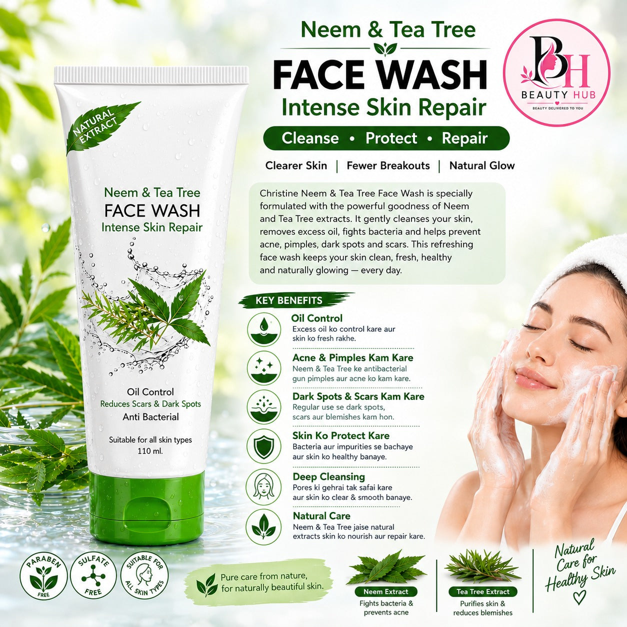 Neem & Tea Tree Face Wash