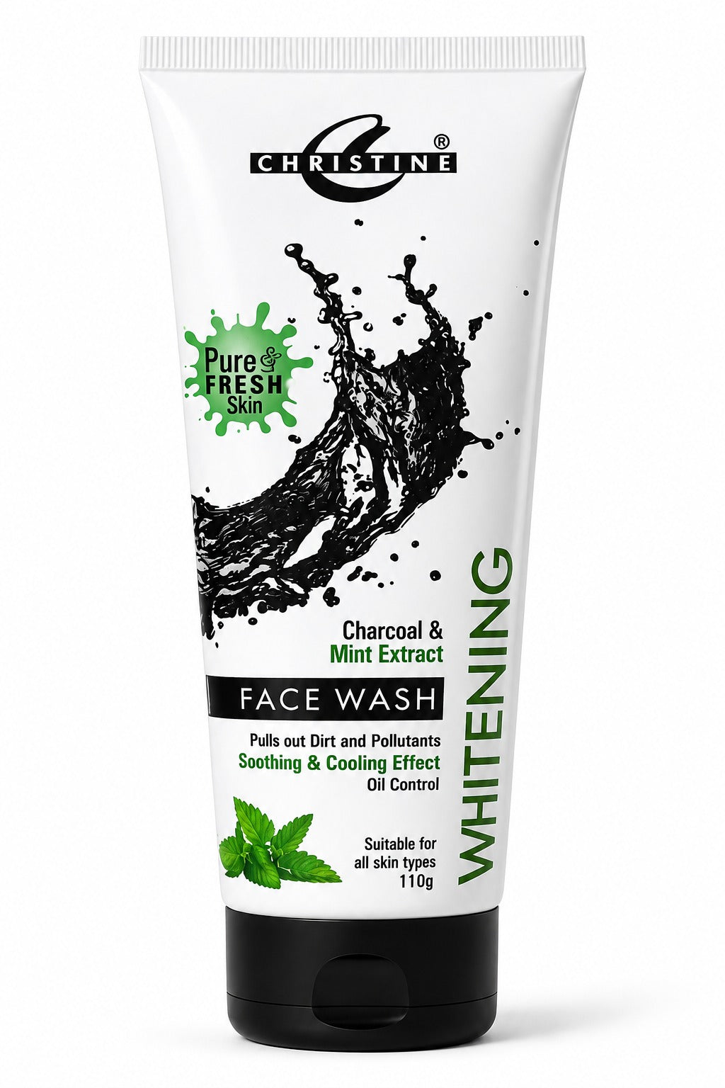 Charcoal & Mint Extract Face Wash (110 g)