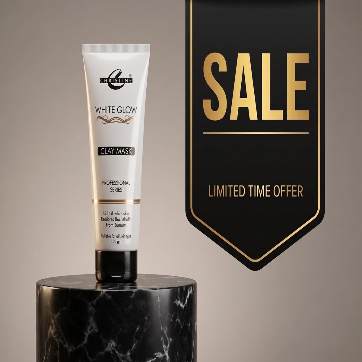 White Glow Clay Mask (150 g)