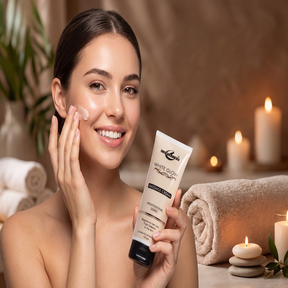White Glow Massage Cream (150 g)