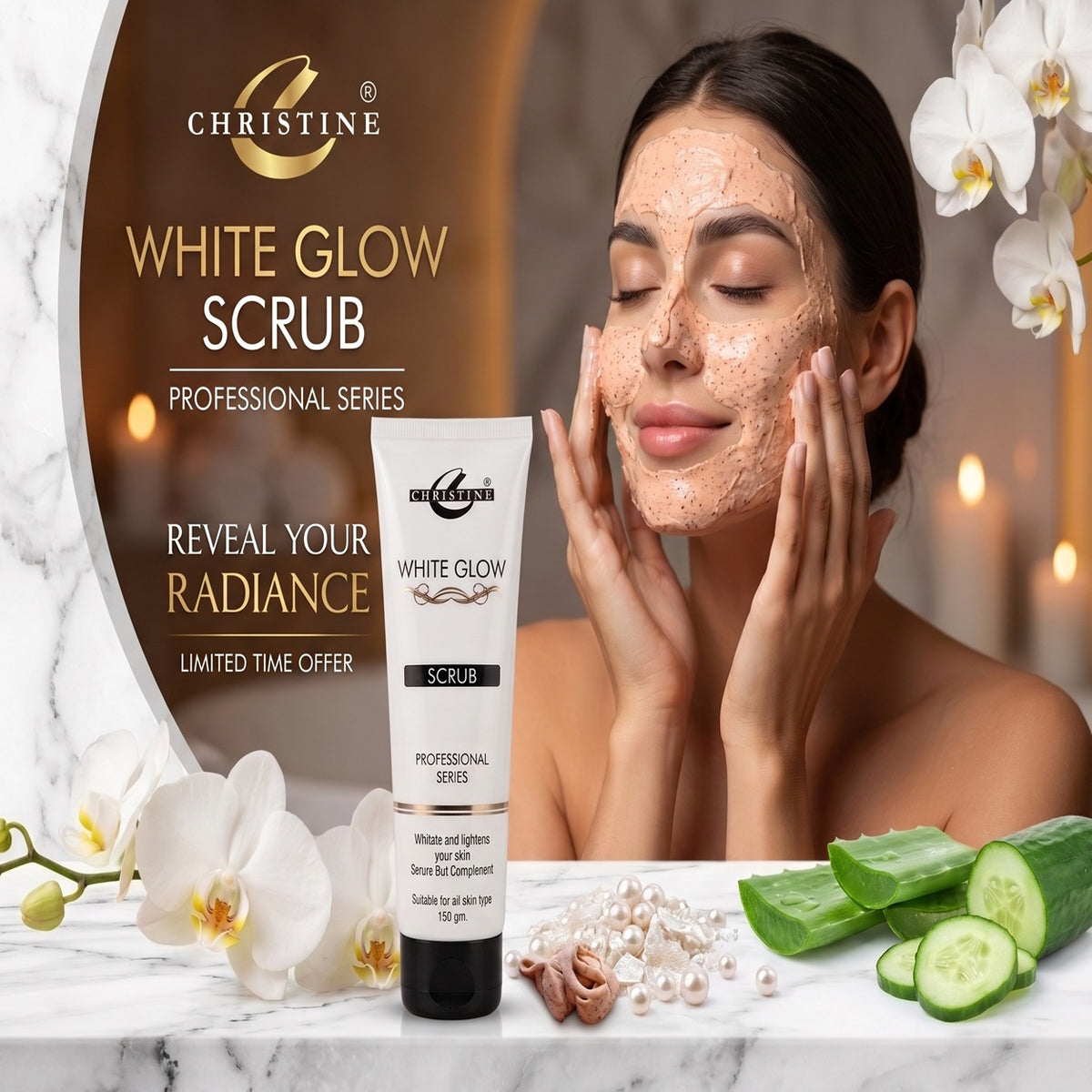 White Glow Scrub (150 g)