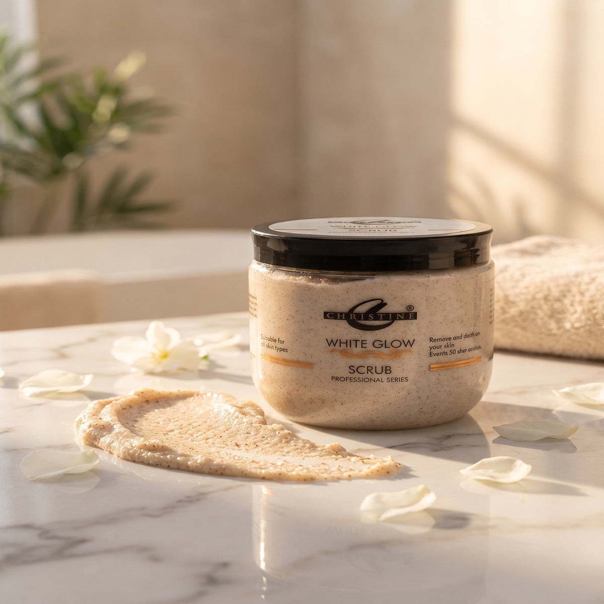 White Glow Scrub Jar (470 g)